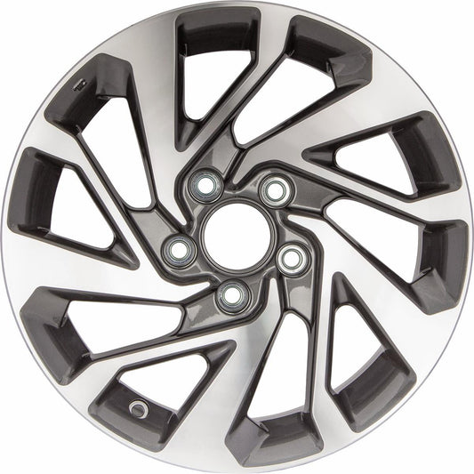 16 inch Aluminum Wheel Rim for 2016-2020 Honda Civic 5 Lug Tire Fits R16