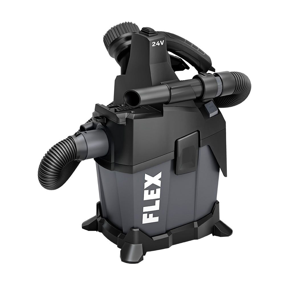 FLEX 1.6- Gallons 1-HP Cordless Wet/Dry Shop Vacuum with Accessories Included (Bare Tool) FX5221-Z