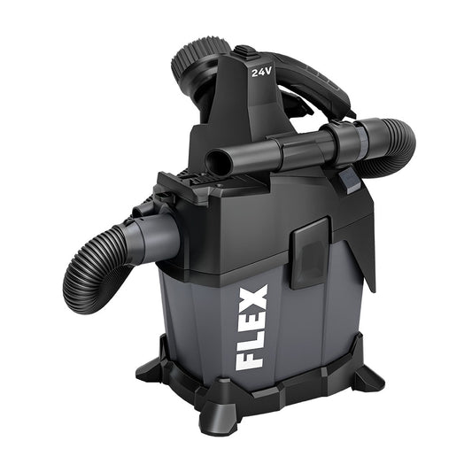 FLEX 1.6- Gallons 1-HP Cordless Wet/Dry Shop Vacuum with Accessories Included (Bare Tool) FX5221-Z