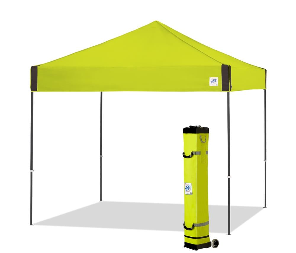 E-Z UP 10-ft x 10-ft Square Limeade Pop-up canopy