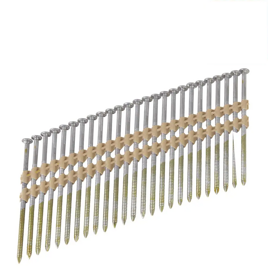 Metabo HPT 2-3/8-in x 0.113-in 21 Degree Stainless Steel Ring Shank Collated Framing Nails (1000-Per Box) 10150SHPT