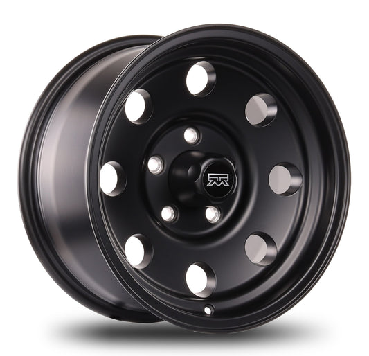 16x8 Mudder Trucker MT614 Diesel Satin Black 5x127 5x5 ET0 wheel rim