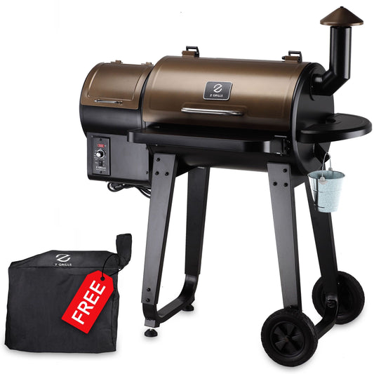 Z GRILLS 450A3 459-Sq in Black Pellet Grill ZPG-450A