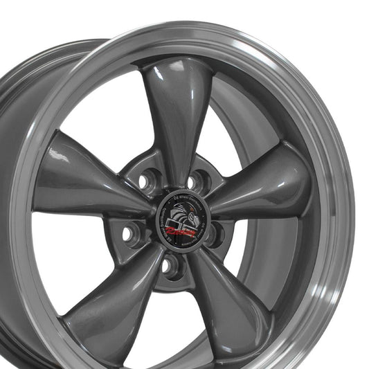 17x8 OE Wheels FR01 Anthracite with Machined Lip Wheel 5x4.5 (29.5mm)