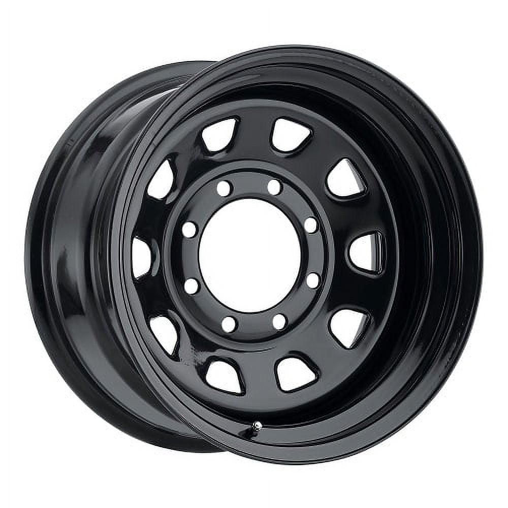 17x9 Vision HD 84H D-Window Black Steel Wheel 8x170 (-12mm) CAPS SEPARATE