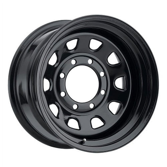 17x9 Vision HD 84H D-Window Black Steel Wheel 8x170 (-12mm) CAPS SEPARATE