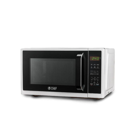 18.9 in. W 0.9 cu. ft. 900-Watt Countertop Microwave Oven in White