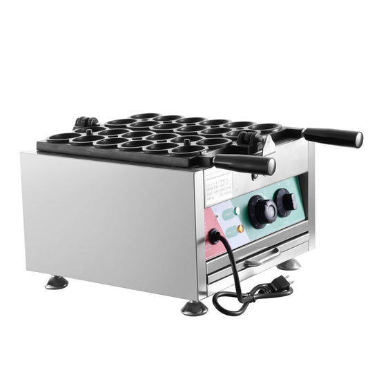 1800W Commercial Bubble Waffle Maker Electric - Creates Smile Egg Puff Skewers for Restaurant, Cafe, Bakery Commercial Kitchen
