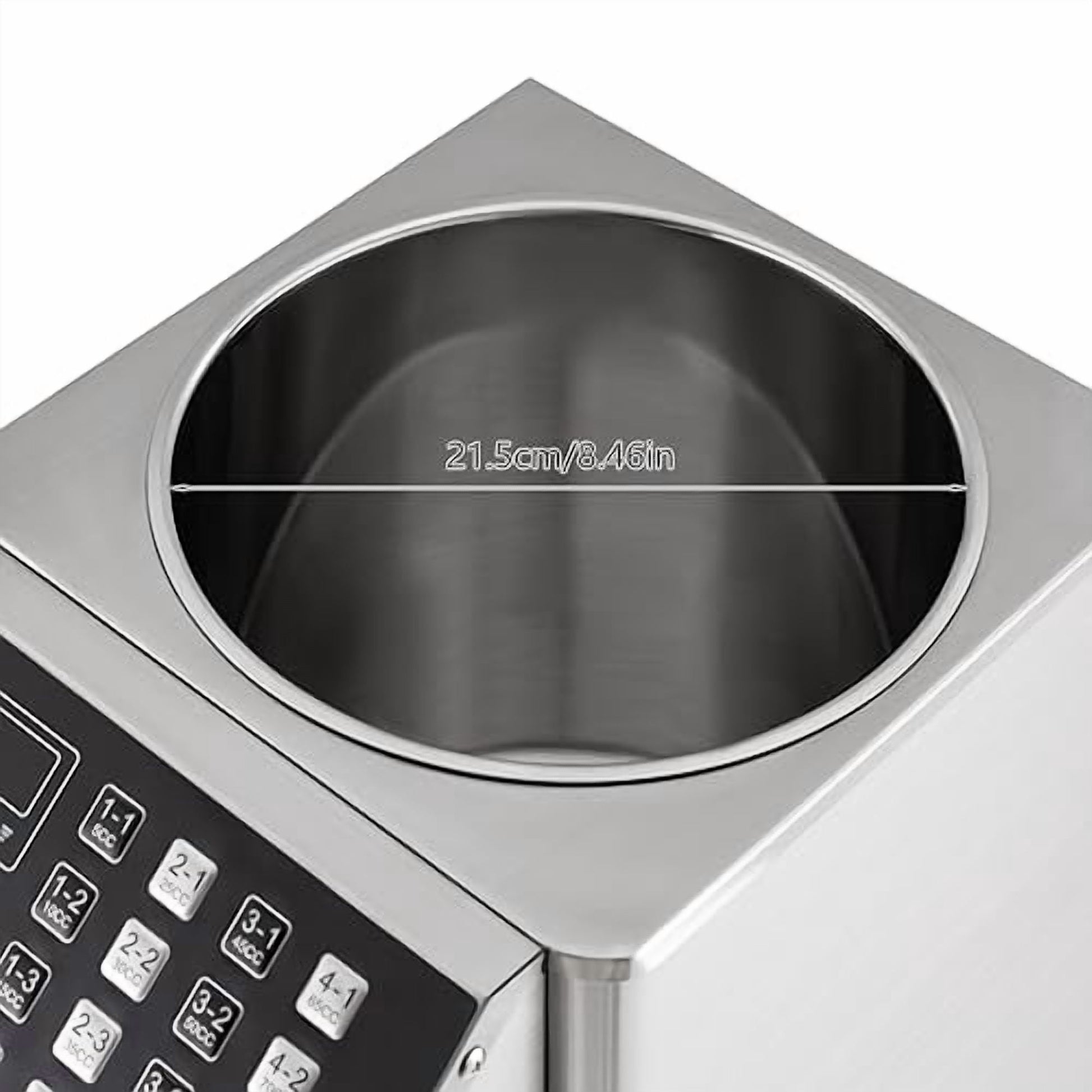 2.11Gallon Stainless Steel Quantitative Fructose Machine, 110V 280W Automatic Milk Bubble Tea Sugar Syrup Fructose Dispenser with 16 Grid Buttons