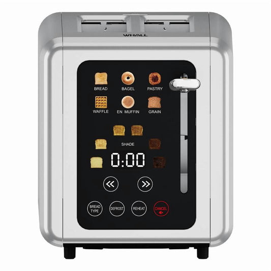 2&4 Slice Toaster with Stainless Steel Digital Timer Toaster with Sound Function,Smart Extra Wide Slots Toaster with Bagel, Cancel, Defrost, 6 Bread Types & 6 Shade Settings . Automatic Breadmaker