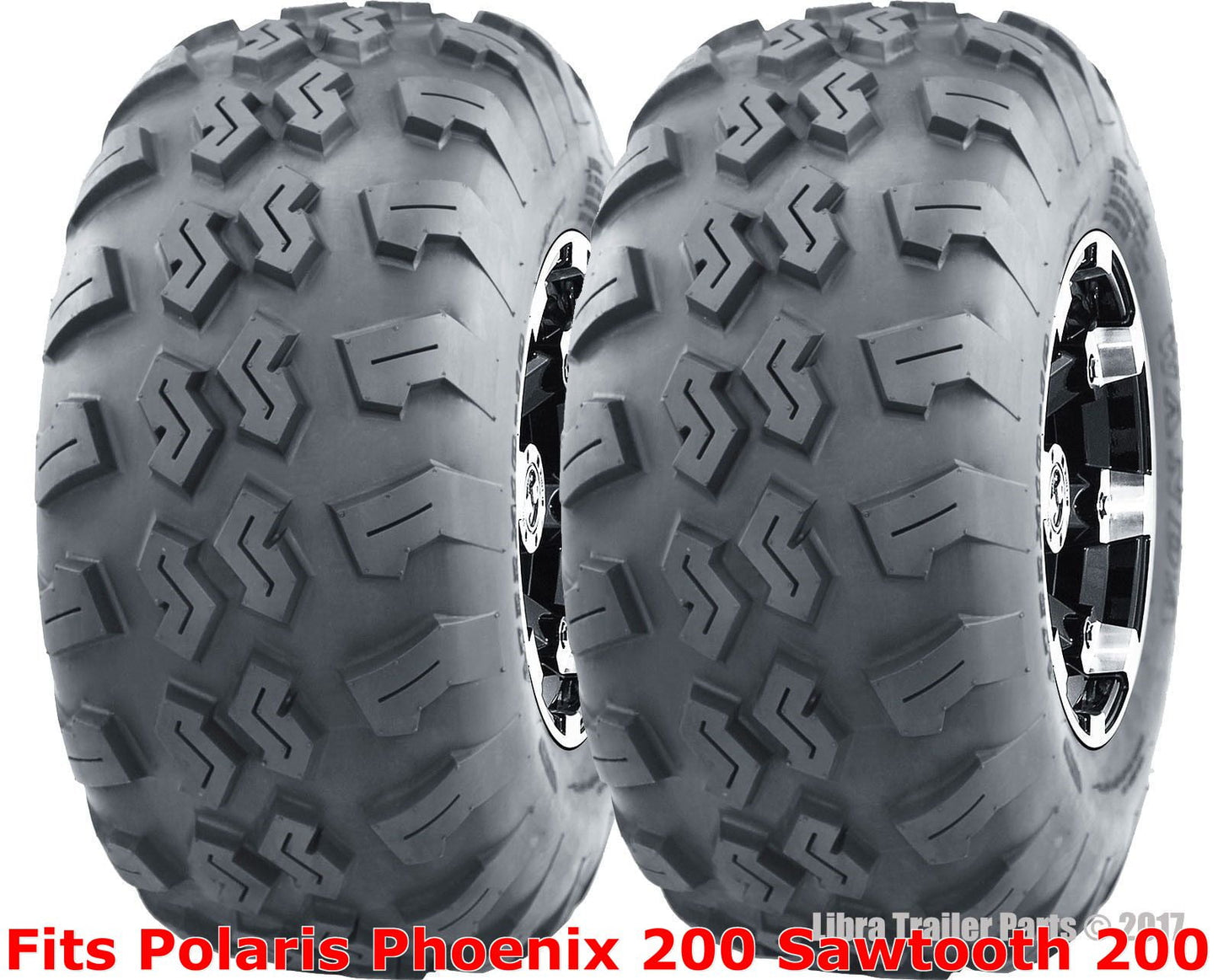 2 ATV Tires 21x7-10 21x7x10 Polaris Phoenix 200 Sawtooth 200 front P3018
