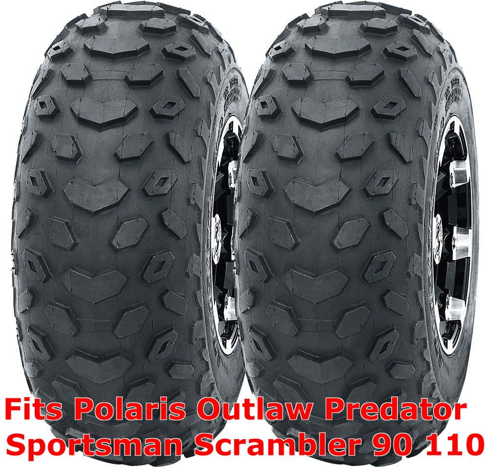 2 ATV tires 19x7-8 Polaris Outlaw Predator Sportsman Scrambler 90 110 front P330