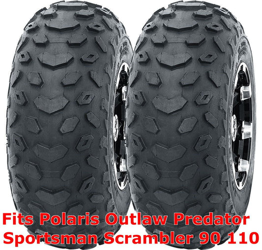 2 ATV tires 19x7-8 Polaris Outlaw Predator Sportsman Scrambler 90 110 front P330