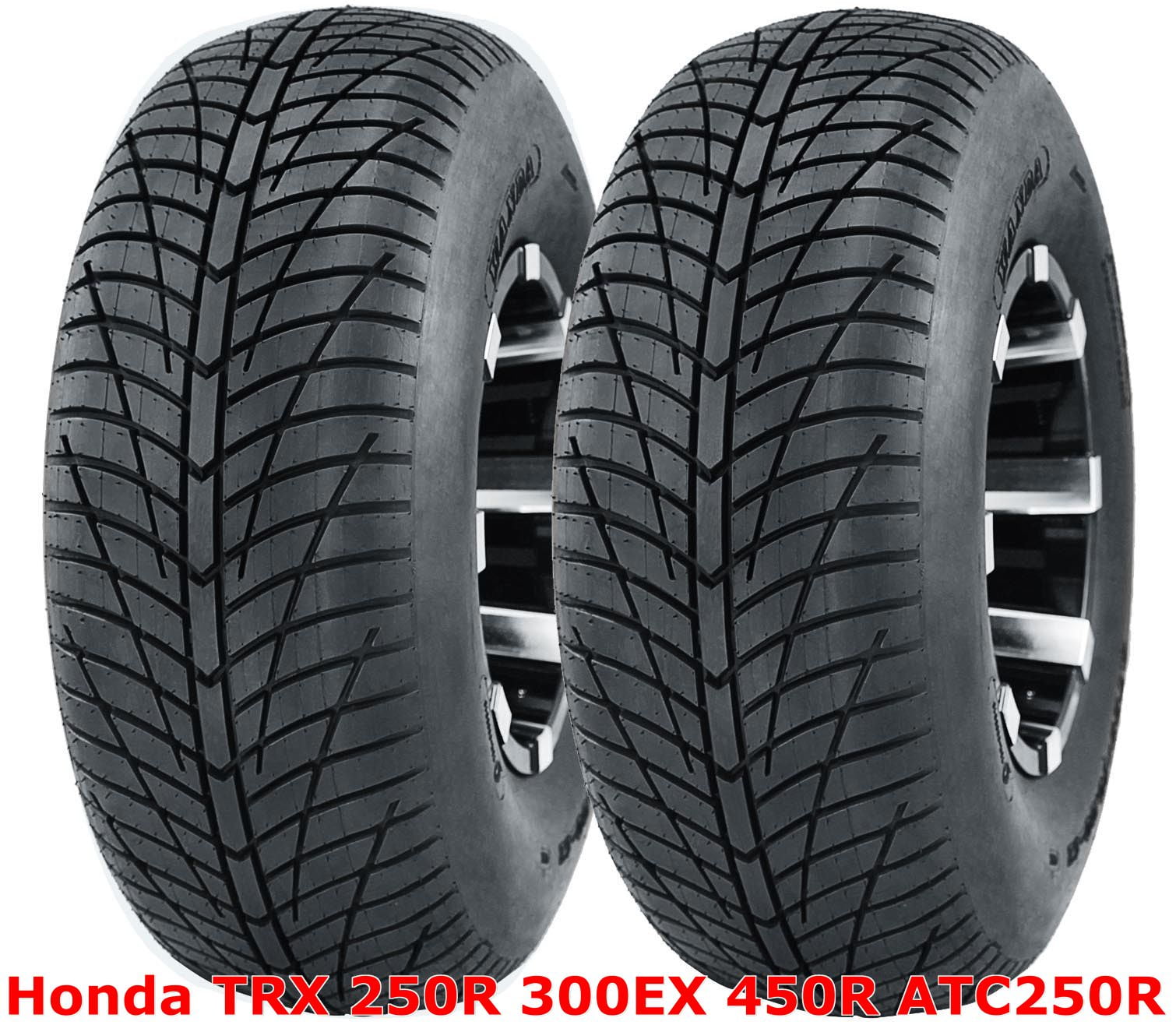 (2) Honda TRX 250R 300EX 450R ATC250R Rear 20x10-9 20x10x9 Hi-Speed ATV Tires