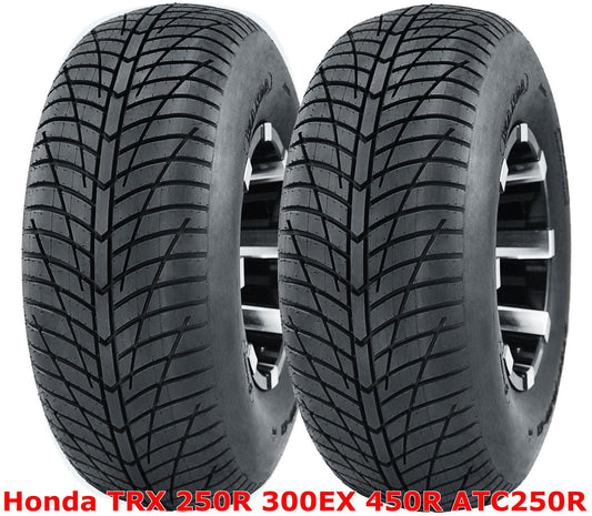 (2) Honda TRX 250R 300EX 450R ATC250R Rear 20x10-9 20x10x9 Hi-Speed ATV Tires