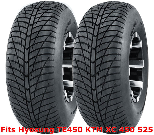 (2) Hyosung TE450 KTM XC 450 525 front 21x7-10 21x7x10 Hi-speed ATV tires