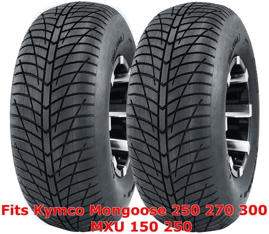 (2) Kymco Mongoose 250 270 300 MXU 150 250 front 21x7-10 Hi-speed ATV tires