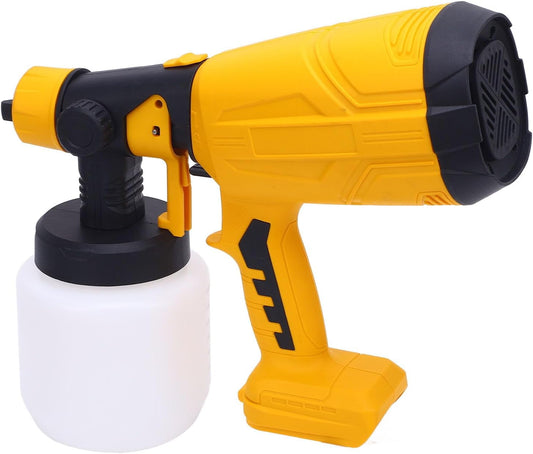Cordless Paint Sprayer, Electric Paint Gun 200W 800ml Capacity with 4 Nozzles 3 Spray Modes, for Furniture Walls Fences Doors