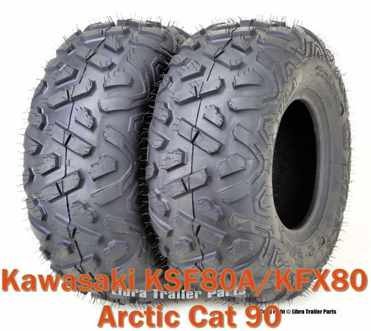 2 WANDA ATV tires 19x7-8 19x7x8 Kawasaki KSF80A/KFX80 Arctic Cat 90 P350
