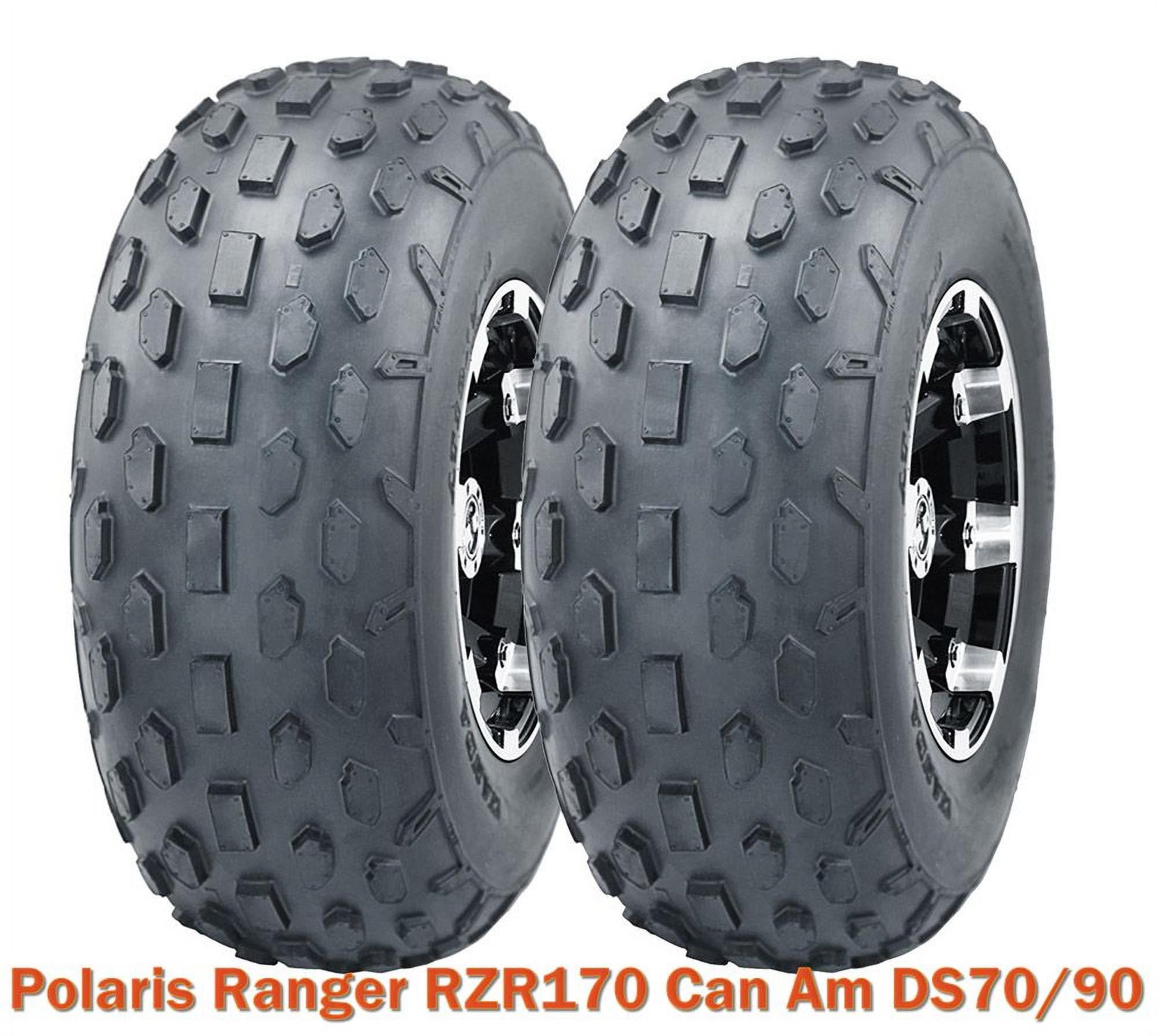 2 WANDA Sport ATV tires 19x7-8 fit Polaris Ranger RZR170 Can Am DS70/90 front