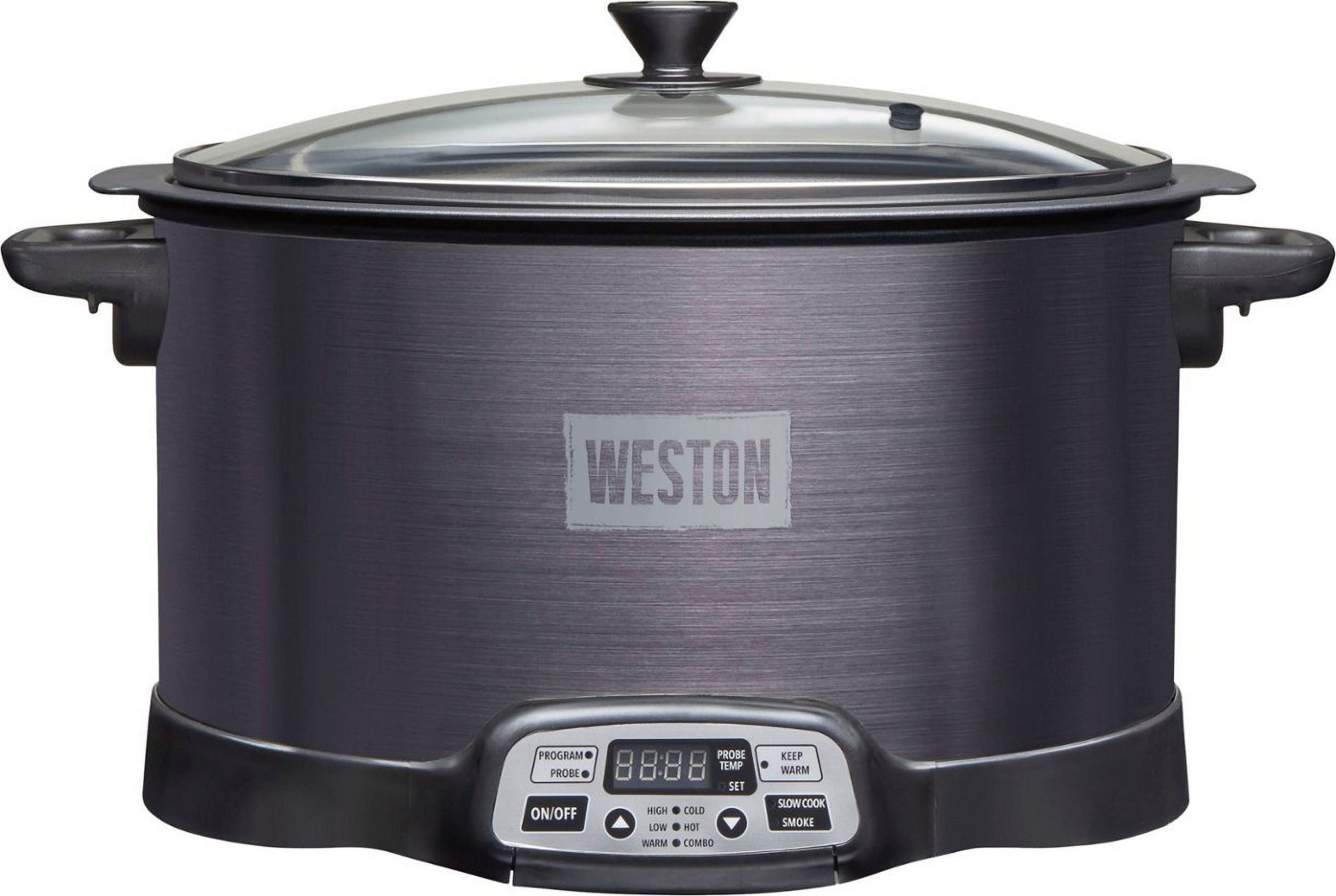 2-in-1 Indoor Smoker and Slow Cooker - STAINLESS STEEL
