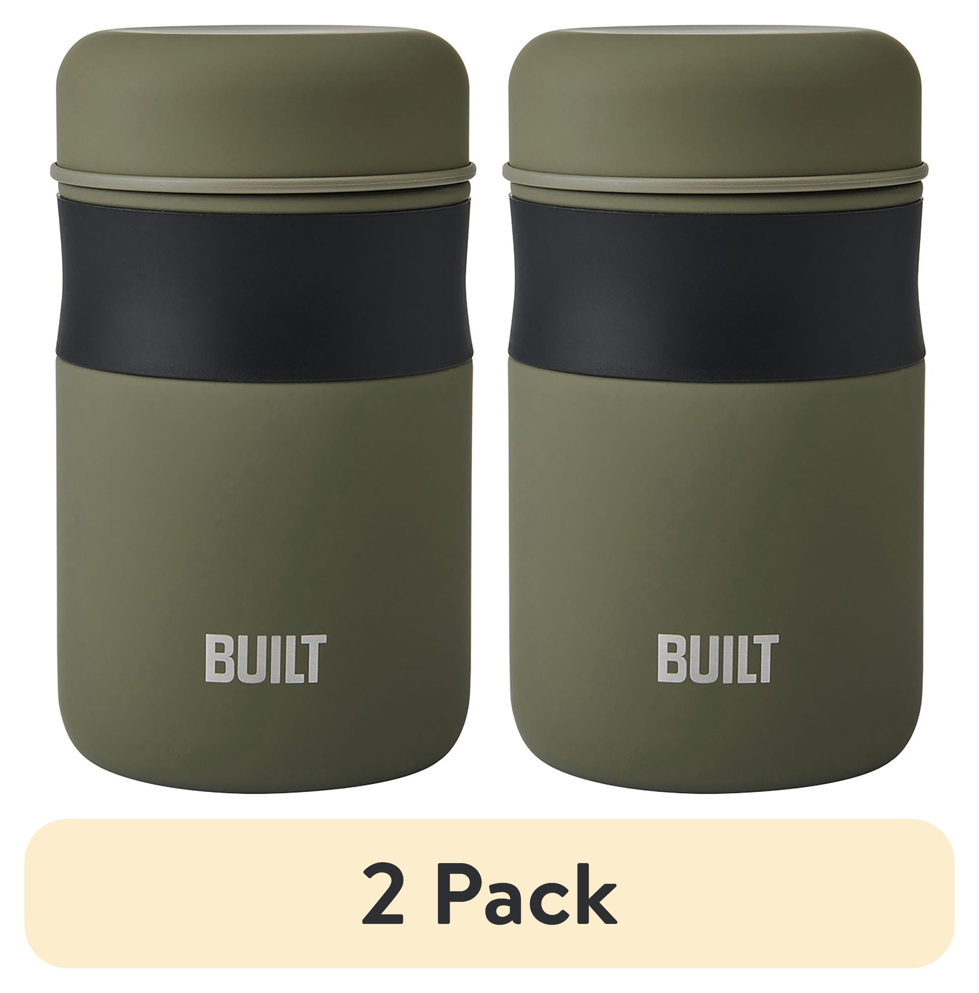 BUILT 16 oz Double-Wall Vacuum Insulated Food Jar, Sage Green