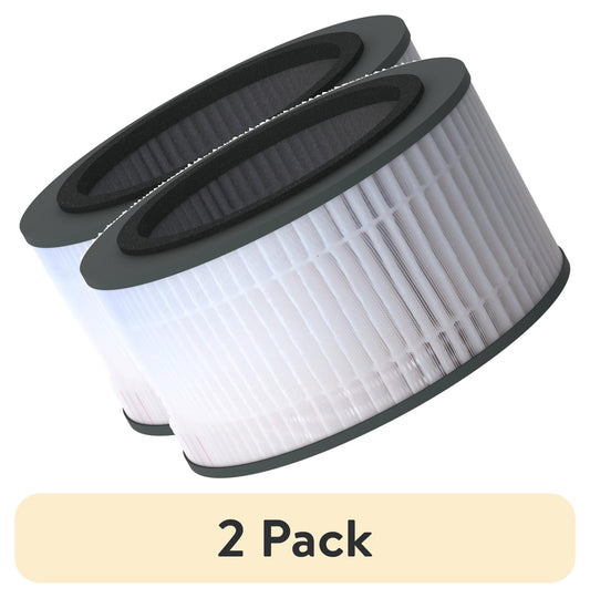 (2 pack) Bionaire True HEPA 360 Replacement Filter for Desktop, Mini, and Sense Air Purifier, 1 Count, 6â€“12 Month Life