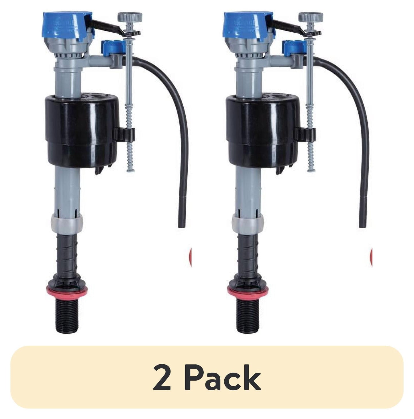 (2 pack) Fluidmaster K-400H-039 PerforMAX VÃ¡lvula de Llenado para Inodoro y Kit de ReparaciÃ³n de Aleta de 2", PlÃ¡stico, Paquete de 1, Altura 13.9in