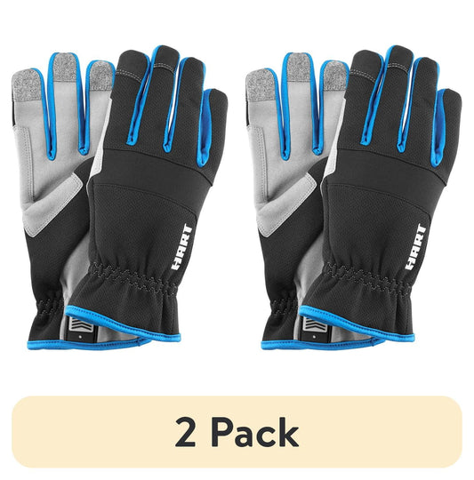 (2 pack) HART General Purpose Work Gloves, Touchscreen Compatible (Extra Large)