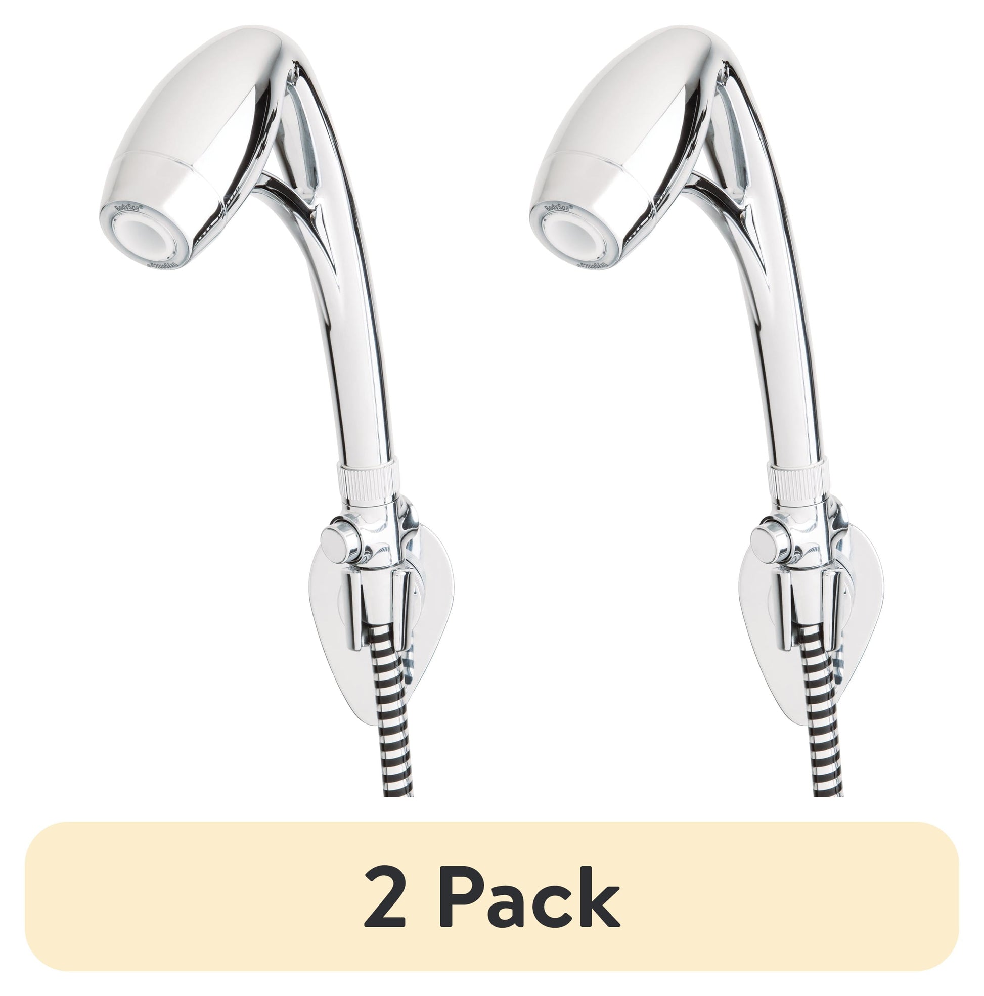 (2 pack) Oxygenics BodySpa RV 2-Setting Chrome Handheld Shower Head with 60-inch Hose