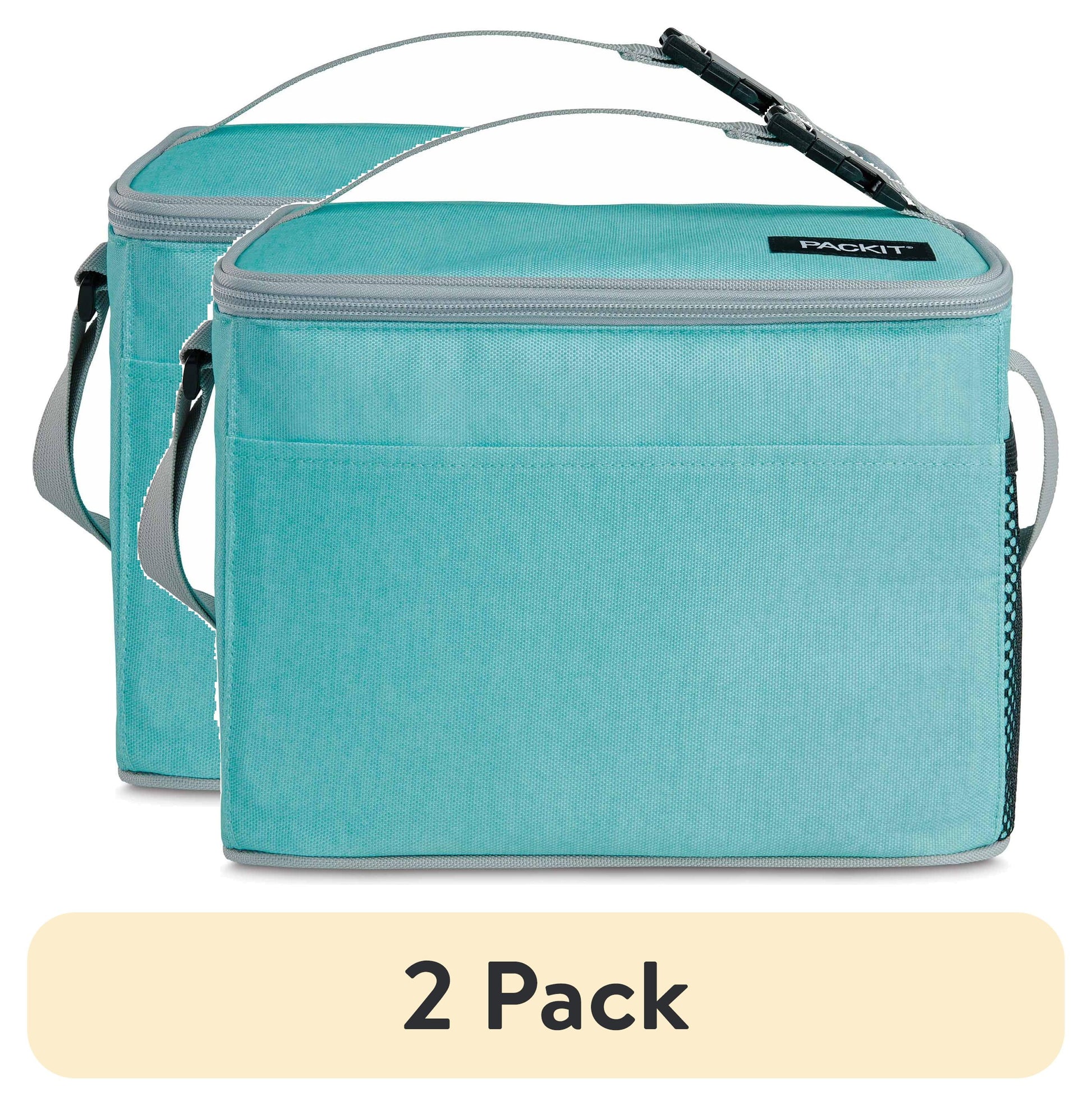 Packit Freezable, Durable Lunch Cooler, Black, 9 Can Capacity