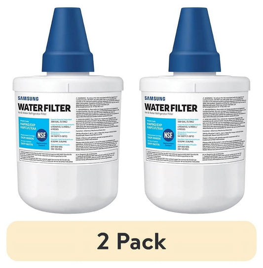 (2 pack) SAMSUNG HAF-CU1 Refrigerator Water Filter DA29-00003G (HAF-CU1S/EXP)