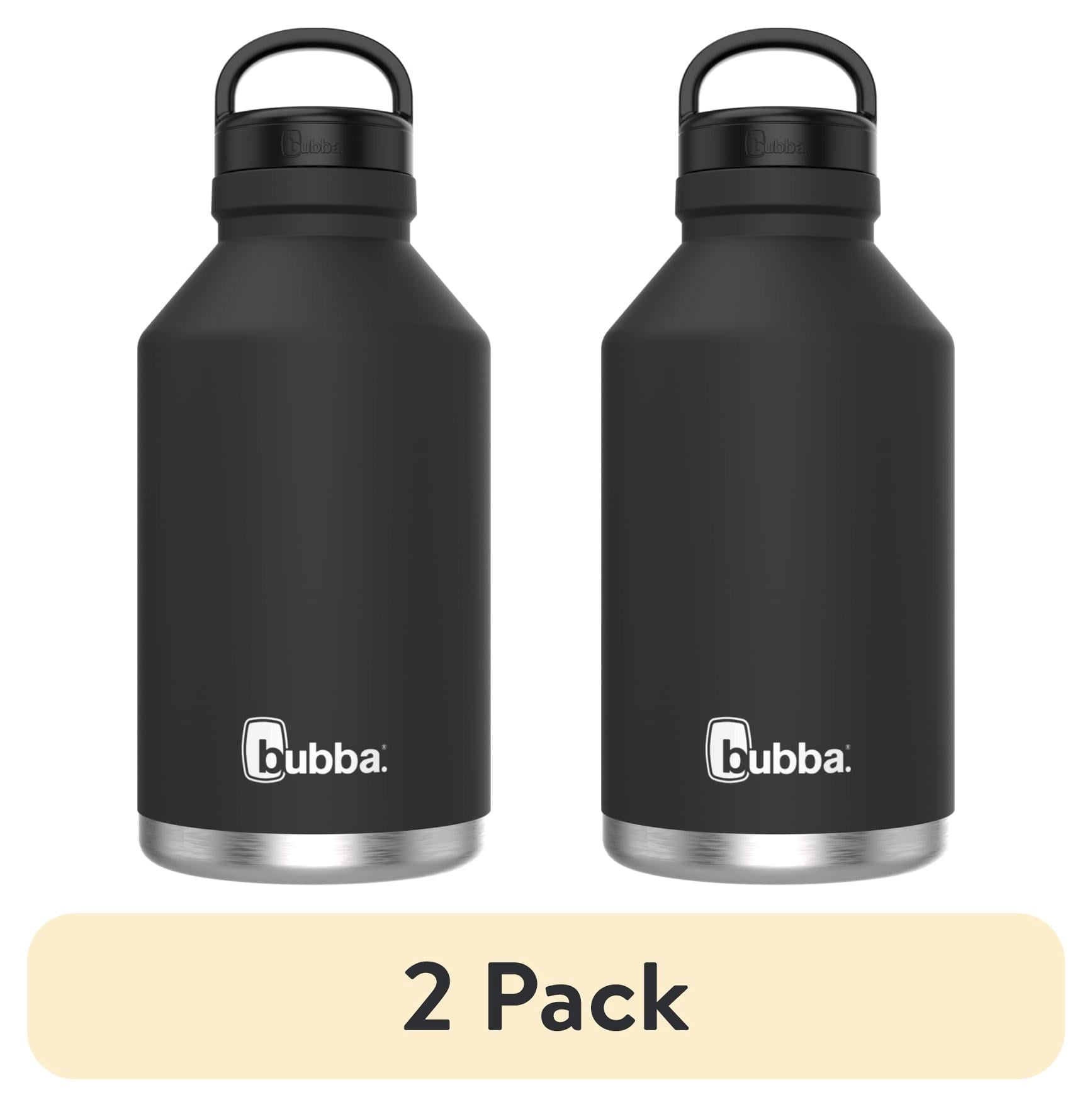 bubba Growler Stainless Steel Water Bottle Wide Mouth Rubberized Blue Tutti Fruity, 64 fl oz.