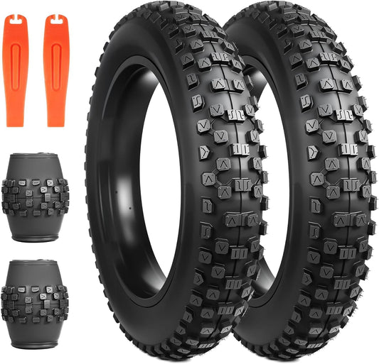 20 Inch Heavy Duty E-Bike Tyres 20 x 4.0 Sheath 102-406 Foldable Fat Tyre Fat Bicycle Tyre for E-Bike/Mountain Snow Bike