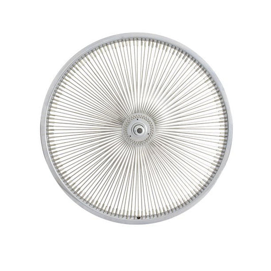 20" Steel Coaster Wheel 144 Spoke Chrome