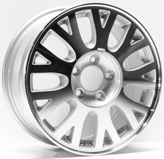 2003-2005 Ford Crown Victoria Replacement Wheel 16"X7" 18 Spoke Silver Machined Finish