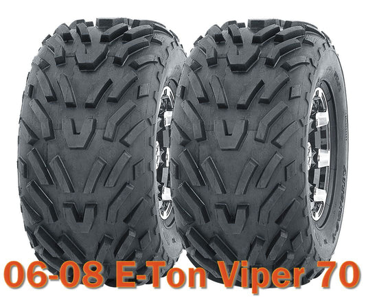 2006-2008 E-Ton Viper 70 ATV tires 16x8-7 4PR, Set of 2