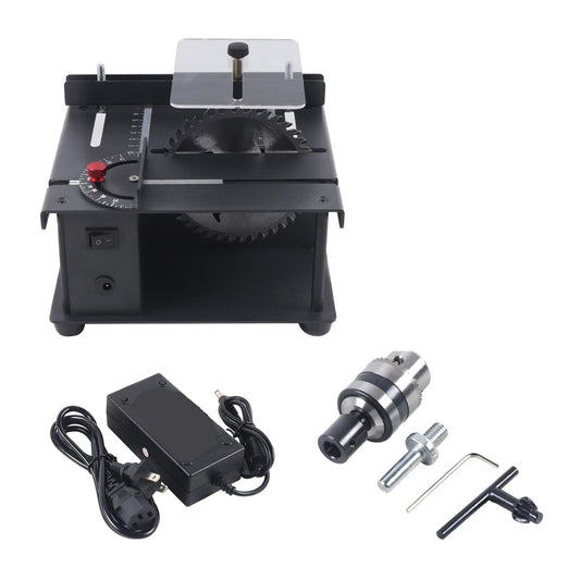 200W Mini Table Saw 0-90° Cutting for DIY & Craft Projects Multi-Functional Cutting Bench ,Easy to Use