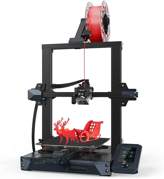 2024 New Version-Creality Ender 3 S1 3D Printer with Direct Drive Extruder CR Touch Build Volume 8.6X8.6X10.6 inch Aluminum Black