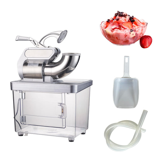 2025 New Commercial Ice Crusher Machine 660LBS/H - 350W Heavy-Duty Snow Cone Maker, Shaved Ice Machine for Home & Business Use, For Home, Restaurant, Bar, Party, With 34L Ice Storage Box