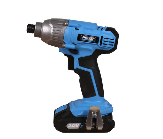 Power Drills 20V Cordless 2.0Ah Lithium-Ion Impact Driver 1/4" Hex Shaft,Air Compressors