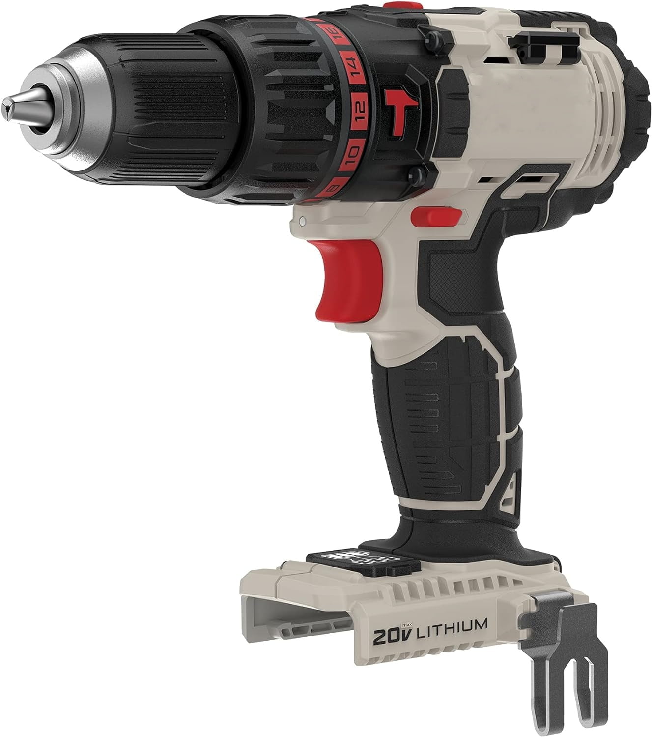 20V MAX* Hammer Drill, Tool Only (PCC620B),Black Gray