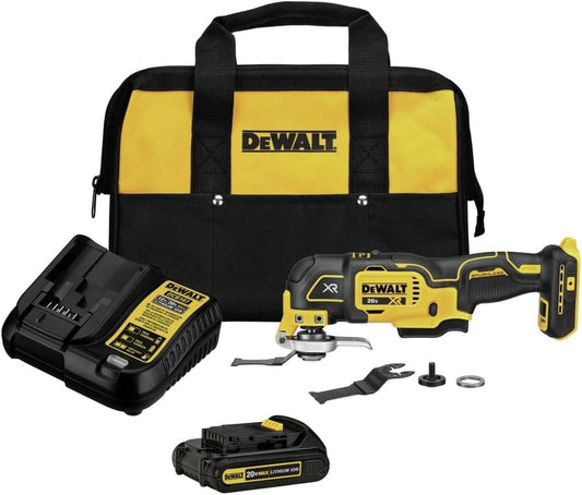 20V MAX XR Oscillating Tool Kit, 3 Speed, With Blades, Battery and Charger Included (DCS356C1)
