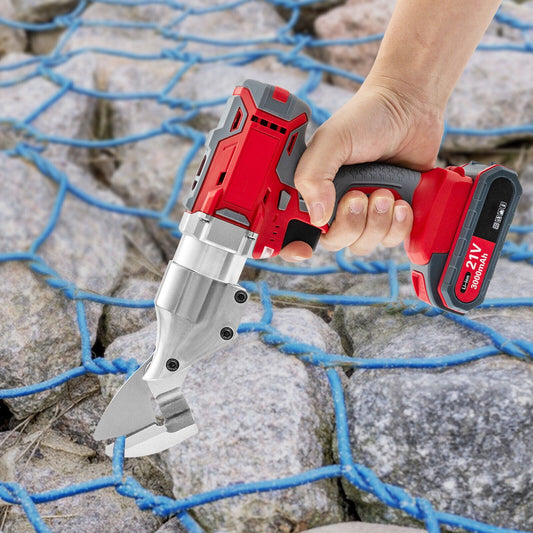 21V Electric Metal Tin Cutting Shears Sheet Shear Cutter Power Tool Heavy Duty