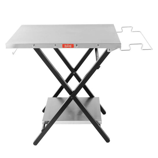 24" x 30" Large Portable Folding Stainless Steel Grill Stand Table