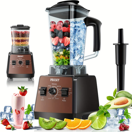 2400W Professional Blender & Food Processor Combo – 25000 RPM for Smoothies, Ice Crushing, Grinding – 68oz BPA-Free Pitcher & Cup – Perfect for Shakes, Sorbet, Slushies, Juices