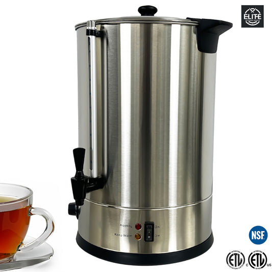 25L Electric Water Boiler 1500W Commercial Dispenser Coffee Tea Dispenser, Commercial Grade Stainless Steel