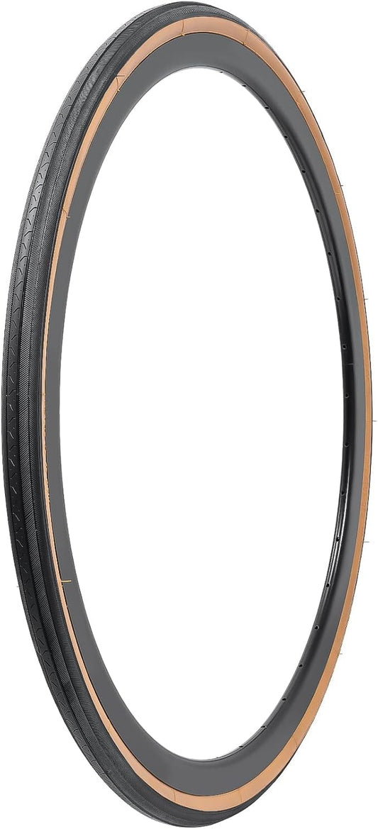 27x1 3/8 (37-630) Road Bike Tires and 27'' Heavy Duty Bike Compatible with 27X1 3/8 27x1 3-8 Bike Bicycle Tires and Tubes (Y-1006)