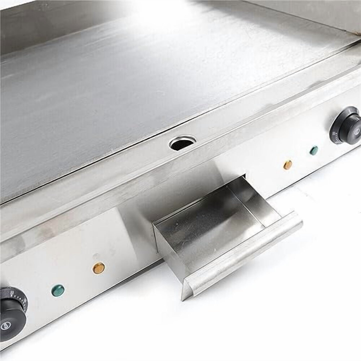 29" Commercial Electric Griddle, 3000W Electric Countertop Griddle for Restaurant Home Kichen Eggs Pancakes Hamburgers Double Control Electric Griddle Cooktop Heating 572°F (300℃)