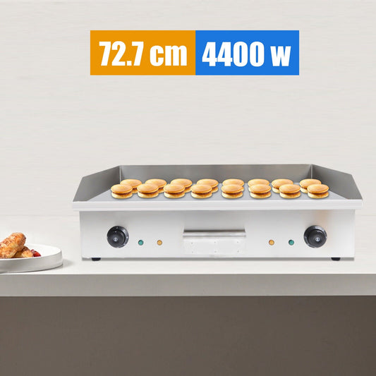 29In Commercial Electric Countertop Griddle Flat Top Grill BBQ Hot Plate Device